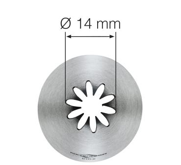 Preview: Küchenprofi Bake Blütentülle 14 mm 08 0549 28 14